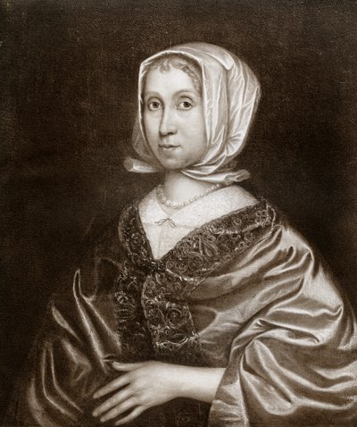 Elizabeth Steward, moeder van Oliver Cromwell, 17e eeuw door Unbekannt
