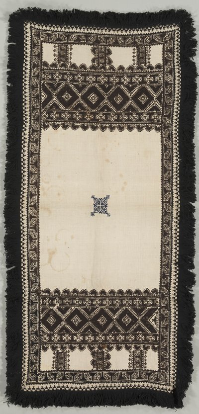 Geborduurde mat of een Paños de Ofrenda, 19e eeuw door Unbekannt
