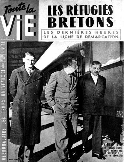 Einde van de demarcatielijn tussen door Duitsland bezet en Vichy-Frankrijk, maart 1942-1943 door Unbekannt