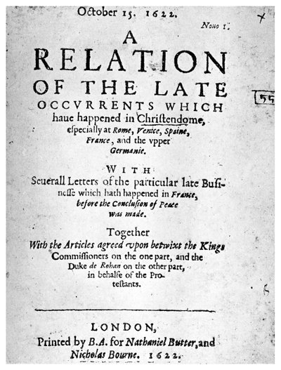 Engels nieuwsboek, 1622 door Unbekannt