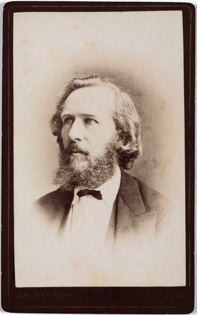 Ernst Haeckel, Duitse natuuronderzoeker, ca. 1860s door Unbekannt