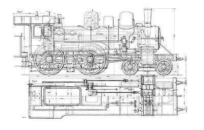 Voorbeeld van mechanisch tekenen, 1901 door Unbekannt