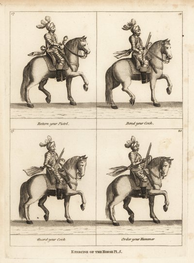 Oefening van het paard door Unbekannt