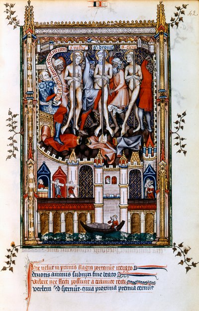 Geseling van St. Denis, St. Rusticus en St. Eleutherius, 1317 door Unbekannt