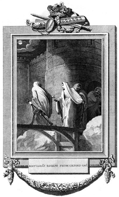 De vlucht van Matilda uit Oxford, 1142 1789 door Unbekannt
