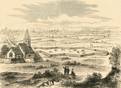 Verdedigingswerken van Oud St. Pancras, ca. 1876 door Unbekannt