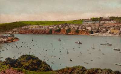 Fowey vanaf Polruan, ca. 1930 door Unbekannt
