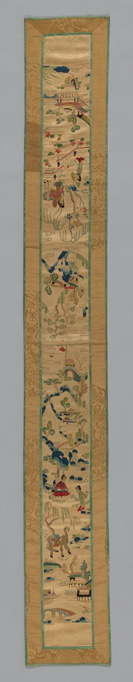 Fragment mouwband, China, Qing-dynastie 1644-1911, 1850-75 door Unbekannt