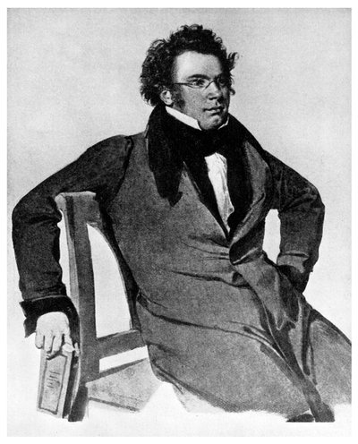 Franz Peter Schubert, Oostenrijkse componist, 1825 1956 door Unbekannt