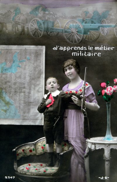 Franse WWI-ansichtkaart, 1914-1918 door Unbekannt