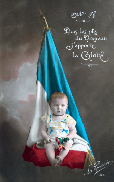 Franse WWI-ansichtkaart door Unbekannt