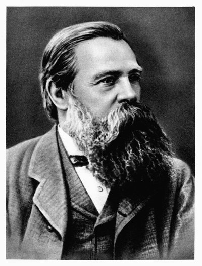 Friedrich Engels, Duitse socialist en medewerker en supporter van Karl Marx, 1879 door Unbekannt