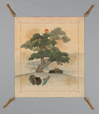 Fukusa geschenkhoes, Japan, vroege Meiji periode 1868-1912, 186883 door Unbekannt