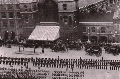 Begrafenisstoet van koning Edward VII, Londen, 20 mei 1910 door Unbekannt