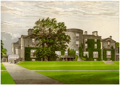 Galloway House, Wigtownshire, Schotland, huis van de Graaf van Galloway, ca. 1880 door Unbekannt
