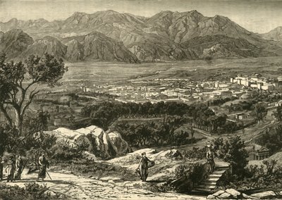 Algemeen uitzicht op Sparta, gerestaureerd, 1890 door Unbekannt