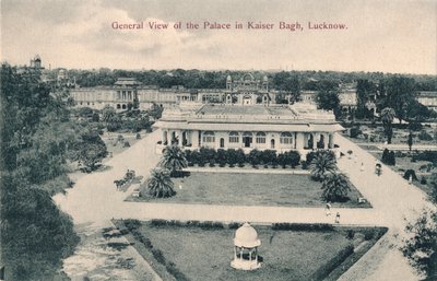 Algemeen Uitzicht op het Paleis in Kaiser Bagh, Lucknow door Unbekannt