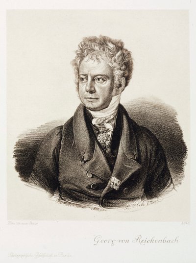 Georg von Reichenbach, Duitse ingenieur en instrumentmaker, ca. 1820 door Unbekannt