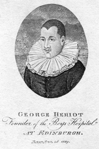 George Heriot 1563-1624, Schotse goudsmid en filantroop, 1791 door Unbekannt