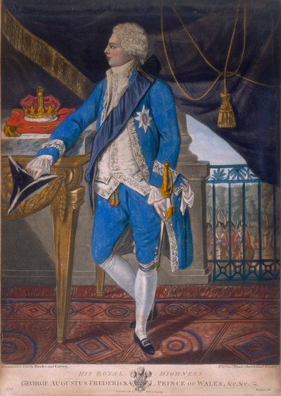George IV als Prins van Wales, 1795 door Unbekannt