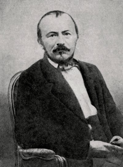 Gerard de Nerval, Franse dichter, 1855 door Unbekannt