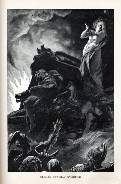 Duitse Begrafenisoffer, 1882 door Unbekannt