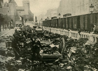 Duitse matrozen in Antwerpen, België, Eerste Wereldoorlog, 1914 door Unbekannt