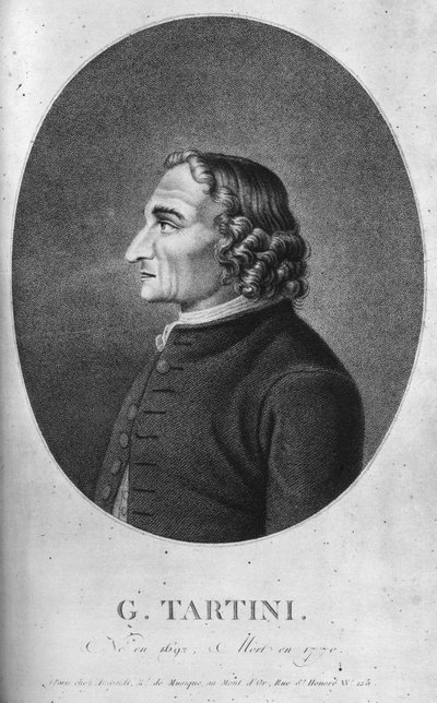 Giuseppe Tartini was een Italiaanse barokcomponist en violist door Unbekannt