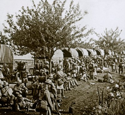 Op weg naar Verdun, Noord-Frankrijk, c1914-c1918 door Unbekannt
