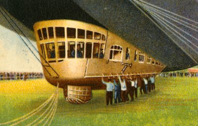 Gondel van een zeppelin, 1932 door Unbekannt