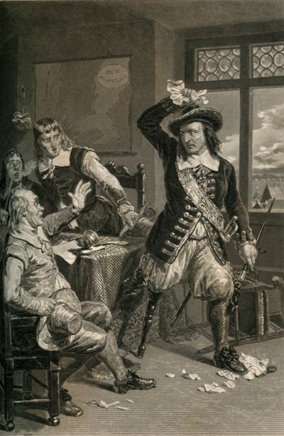 Gouverneur Stuyvesant Vernietigt de Oproep tot Overgave, 1877 door Unbekannt