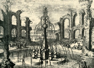 Groene fontein en colosseum...Château d