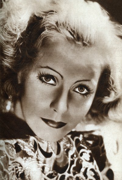 Greta Garbo, Zweedse actrice, 1933 door Unbekannt