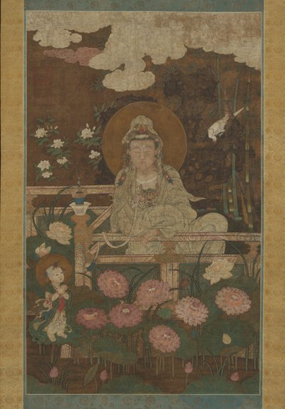 Guanyin als de Negen-Lotus Bodhisattva, 1593 door Unbekannt