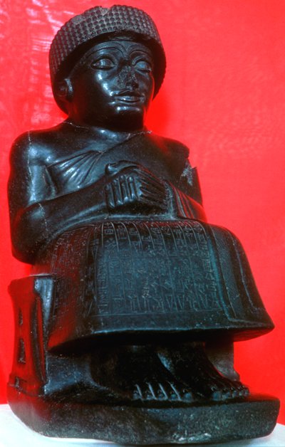 Gudea, heerser van de stadstaat Lagash in Zuid-Babylonië, Neo-Sumerisch door Unbekannt