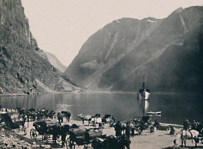 Gudvangen, Naeroyfjord, 1914 door Unbekannt