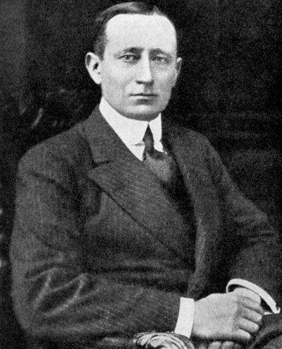 Guglielmo Marconi, Italiaanse uitvinder, ca. 1920 door Unbekannt