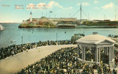 Habana: Malecon en Morro-kasteel door Unbekannt