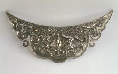 Handvat van een bord met de geboorte van Venus, Gallo-Romeins, 2e of 3e eeuw na Christus (zilver) door Unbekannt