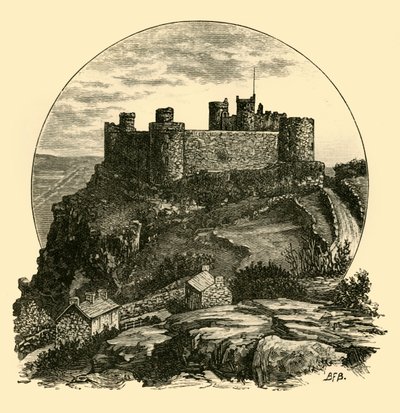 Kasteel Harlech, 1898 door Unbekannt
