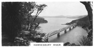 Hawkesbury Rivier, Australië, 1928 door Unbekannt