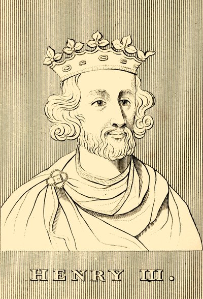 Hendrik III, 1207-1272 door Unbekannt