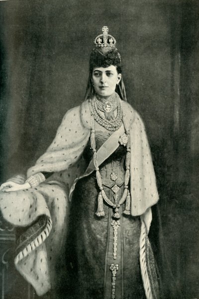 Hare Majesteit Koningin Alexandra, 1902 door Unbekannt