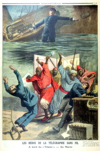 Heroïsche draadloze operators, 1912 door Unbekannt
