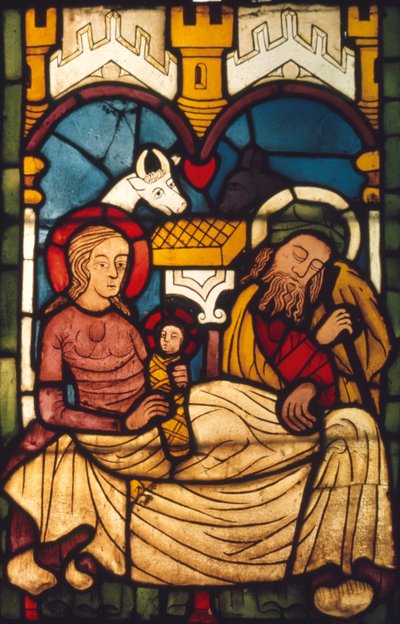 Heilige Familie in de Stal van een Zweedse Kerk, ca. 20e eeuw door Unbekannt