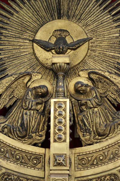 Heilige Geest en engelen, Kerk van St. Stephen van de Bulgaren, Istanbul, Turkije door Unbekannt