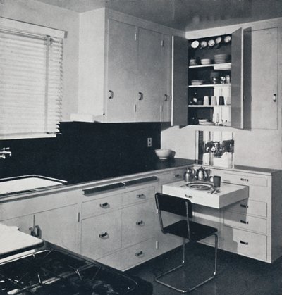 Honor Easton - De Keuken in het huis van Dr. Ian Campebell, 1940 door Unbekannt