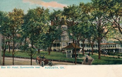 Hotel Bon Air, Augusta, Georgia, ca. 1910 door Unbekannt
