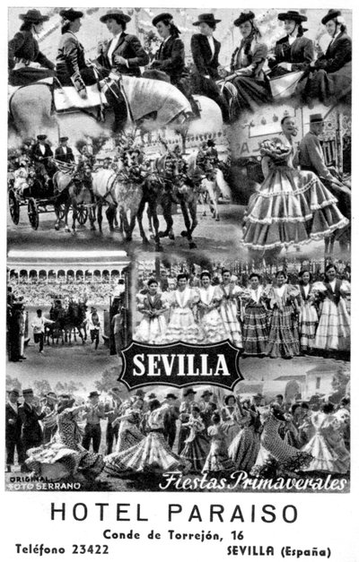 Hotel Paraiso, Sevilla, Spanje, 20e eeuw door Unbekannt