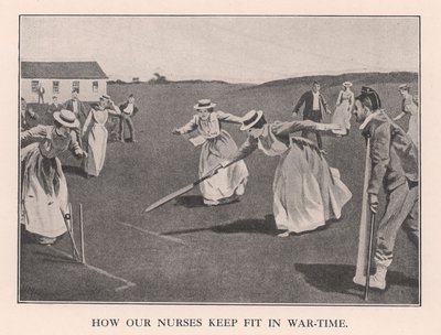 Hoe onze verpleegsters fit blijven in oorlogstijd, 1901 1912 door Unbekannt